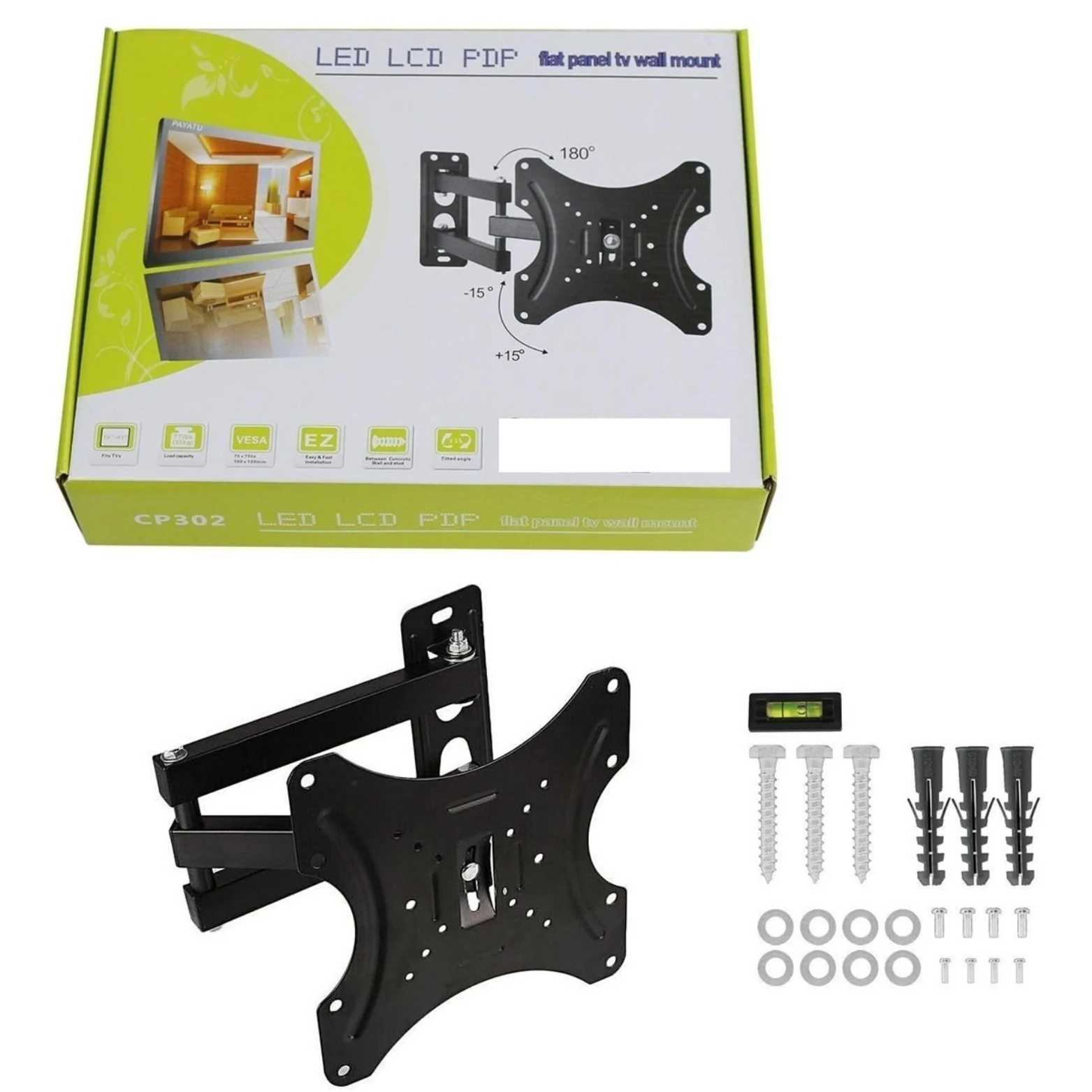 Moving TV Wall Mount Stand 14-42 Inch Price in Bangladesh | Adjustable Swivel LED TV Wall Bracket BD